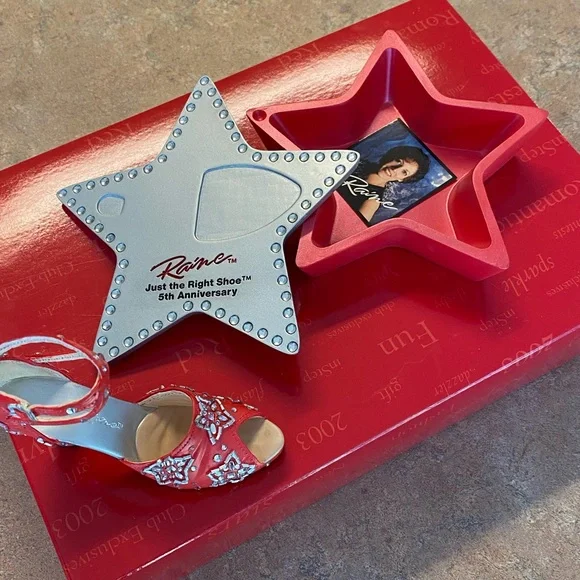 Just The Right Shoe Salsa Star 5 year anniversary 2003 with keepsake box - Picture 11 of 12